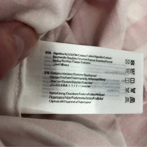 NWT Mayoral dress short sleeve pink and white stripes size 6-9 months - Picture 6 of 9